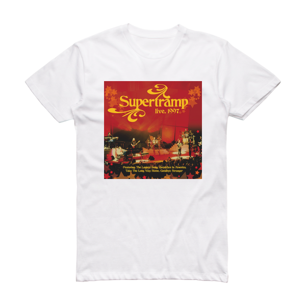 Supertramp Live 1997 Album Cover T-Shirt White