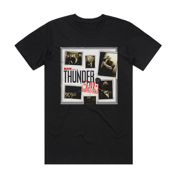 Thunder Live Album Cover T-Shirt Black