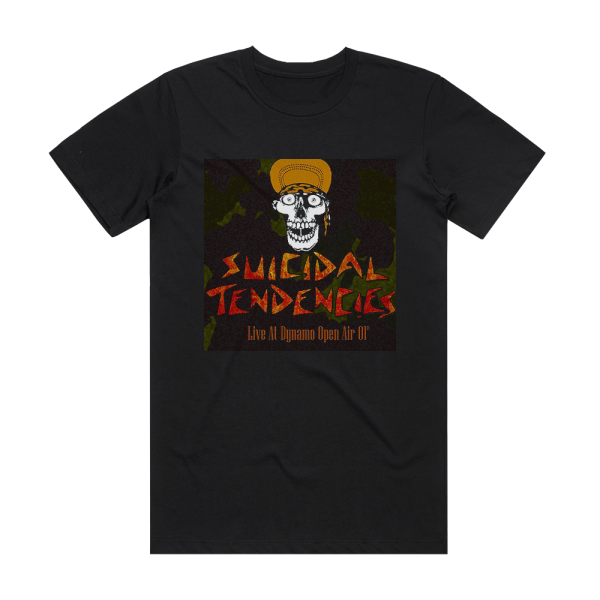 Suicidal Tendencies Live At Dynamo Open Air 01 Album Cover T-Shirt Black