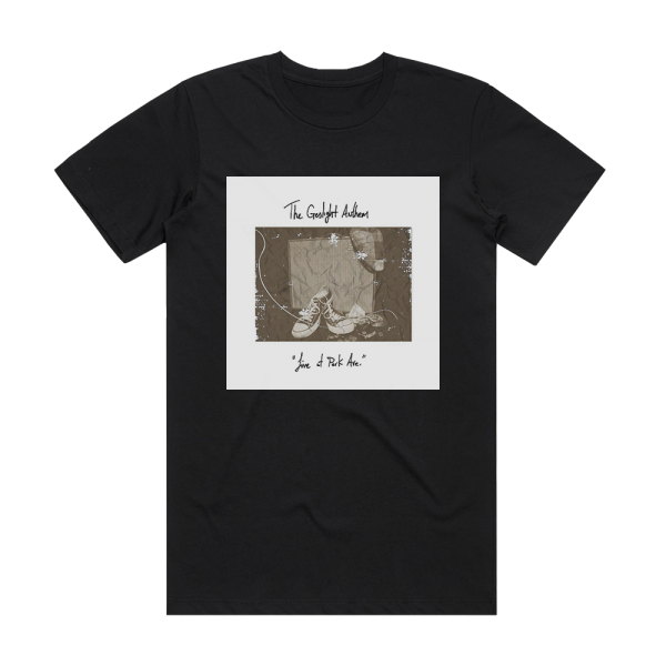 The Gaslight Anthem Live At Park Ave Album Cover T-Shirt Black