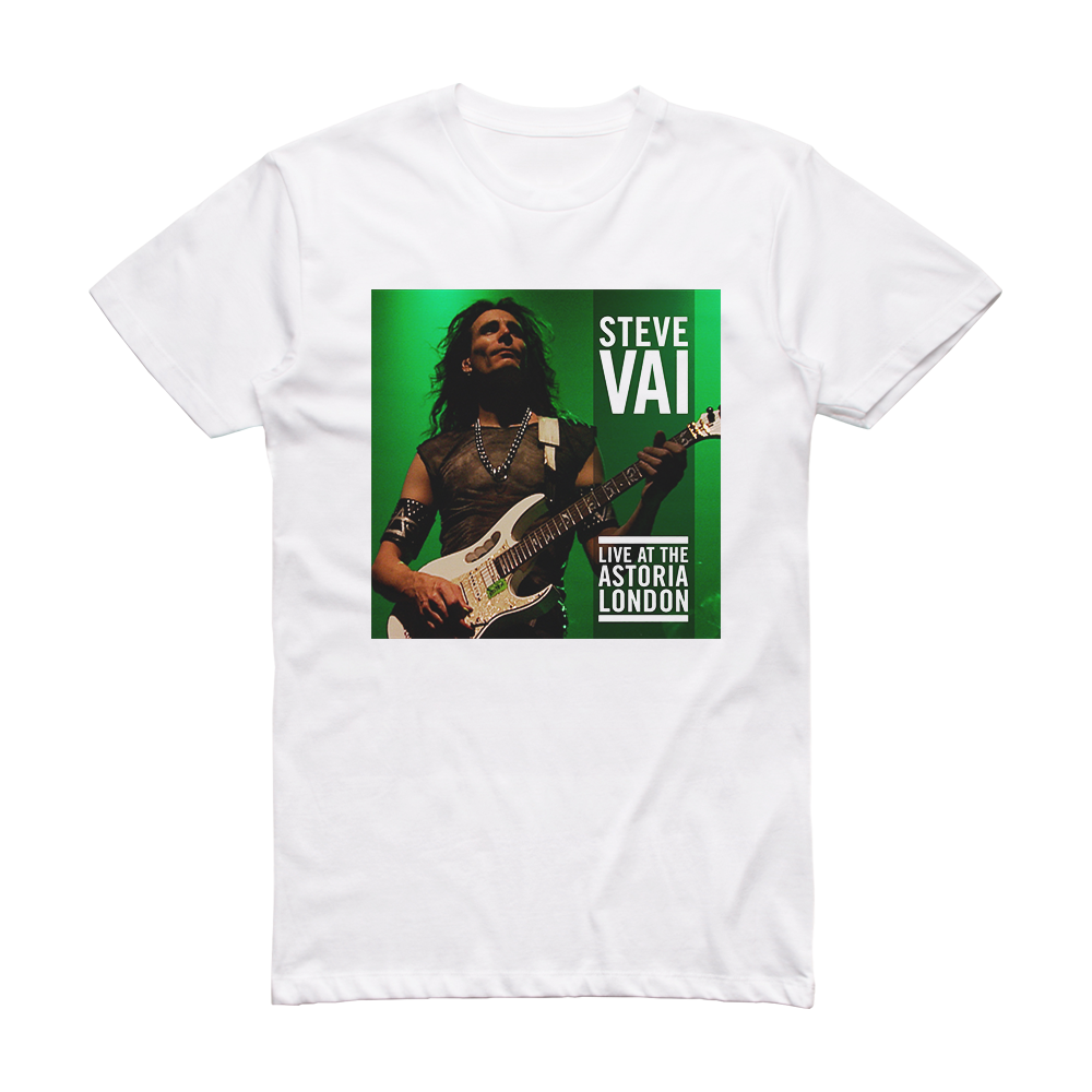 Steve Vai Live At The Astoria London Album Cover T-Shirt White