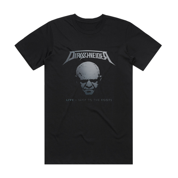 Udo Dirkschneider Live  Back To The Roots Album Cover T-Shirt Black