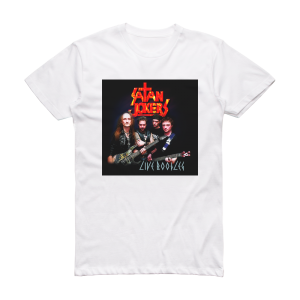 Satan Jokers Live Bootleg Album Cover T-Shirt White