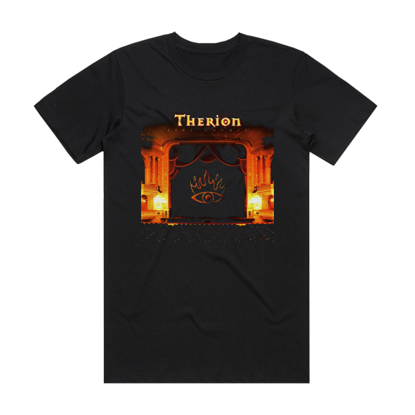 Therion Live Gothic Album Cover T-Shirt Black