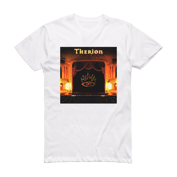 Therion Live Gothic Album Cover T-Shirt White