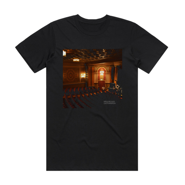 Sanguine Hum Live In America Album Cover T-Shirt Black