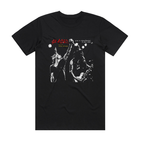 Slash Live In Manchester Album Cover T-Shirt Black