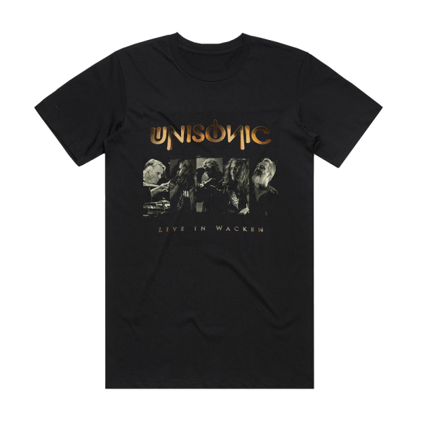 Unisonic Live In Wacken Album Cover T-Shirt Black