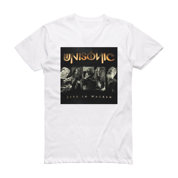 Unisonic Live In Wacken Album Cover T-Shirt White