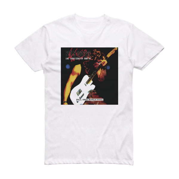 Peter Maffay Live Lange Schatten Tour 88 Album Cover T-Shirt White