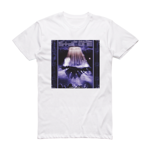 Star One Live On Earth Album Cover T-Shirt White