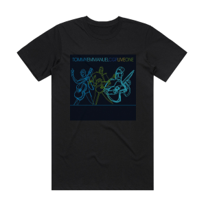 Tommy Emmanuel Live One Album Cover T-Shirt Black