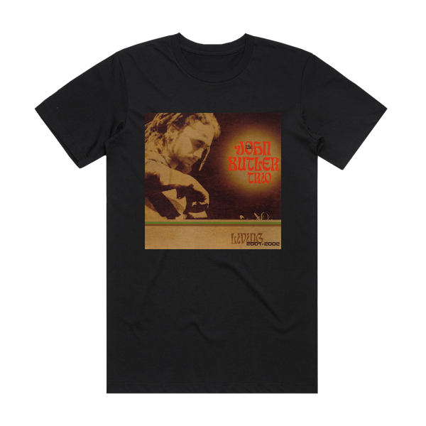 The John Butler Trio Living 2001 2002 Album Cover T-Shirt Black