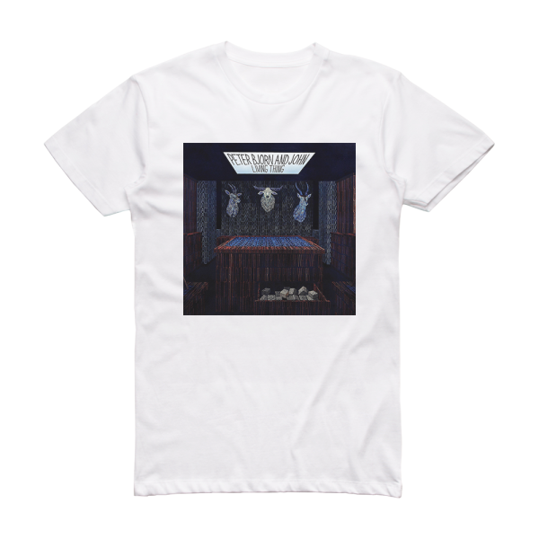 Peter Bjorn and John Living Thing Album Cover T-Shirt White