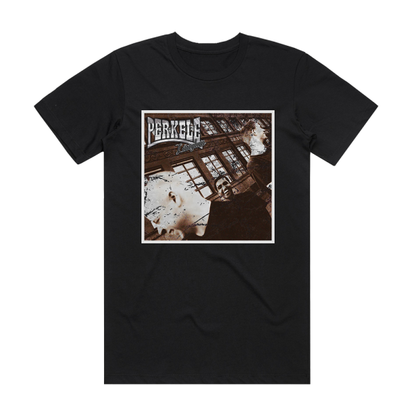 Perkele Lngtan Album Cover T-Shirt Black