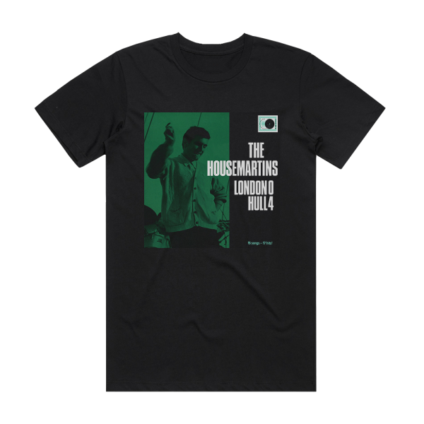 The Housemartins London 0 Hull 4 Album Cover T-Shirt Black
