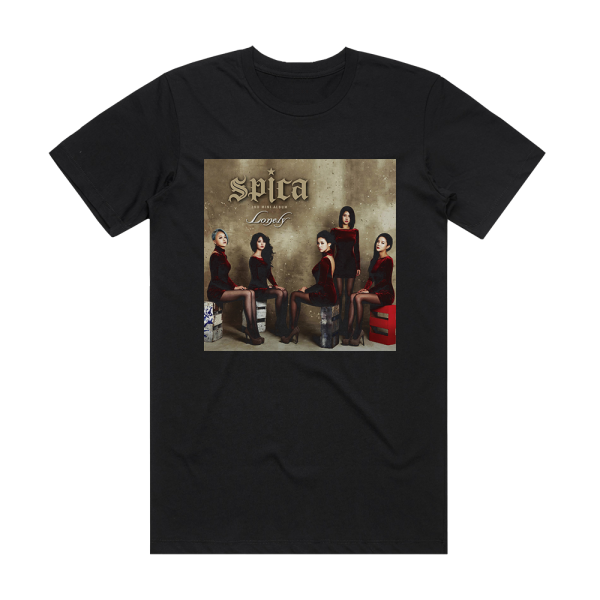 SPICA Lonely Album Cover T-Shirt Black