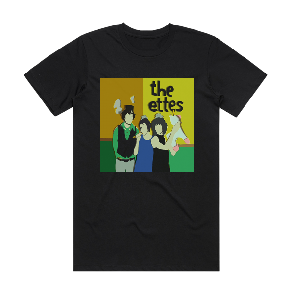 The Ettes Look At Life Again Soon Album Cover T-Shirt Black
