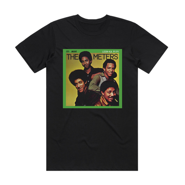 The Meters Look Ka Py Py Album Cover T-Shirt Black