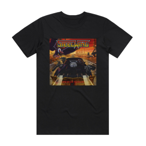 Steelwing Lord Of The Wasteland Album Cover T-Shirt Black