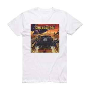 Steelwing Lord Of The Wasteland Album Cover T-Shirt White