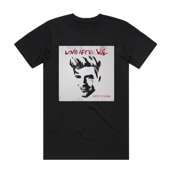 Robin Thicke Love After War Album Cover T-Shirt Black