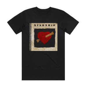 Starship Love Among The Cannibals Album Cover T-Shirt Black