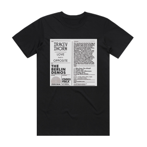 Tracey Thorn Love And Its Opposite 1 Album Cover T-Shirt Black
