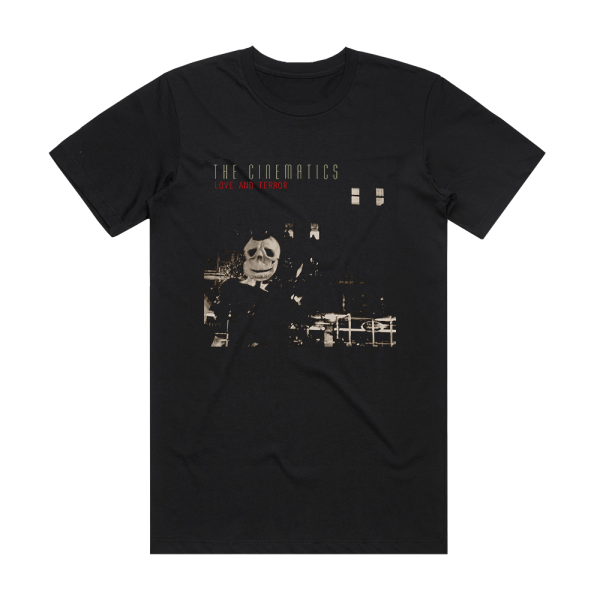 The Cinematics Love And Terror Album Cover T-Shirt Black