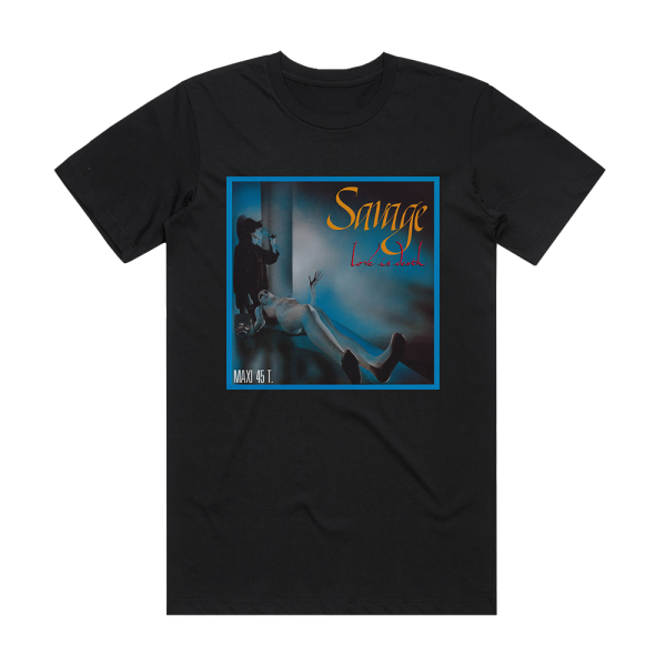 Savage Love Is Death Album Cover T-Shirt Black