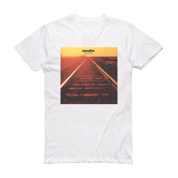 Starsailor Love Is Here Album Cover T-Shirt White