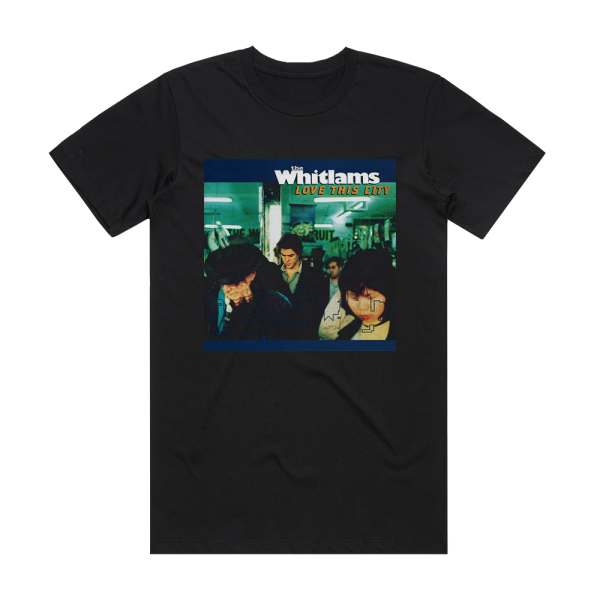 The Whitlams Love This City Album Cover T-Shirt Black