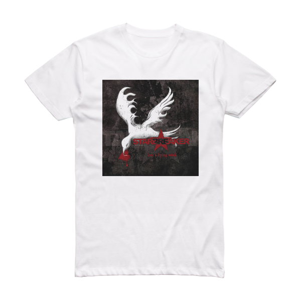 Starbreaker Loves Dying Wish Album Cover T-Shirt White