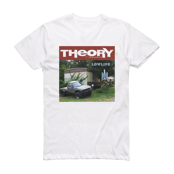 Theory of a Deadman Lowlife Album Cover T-Shirt White