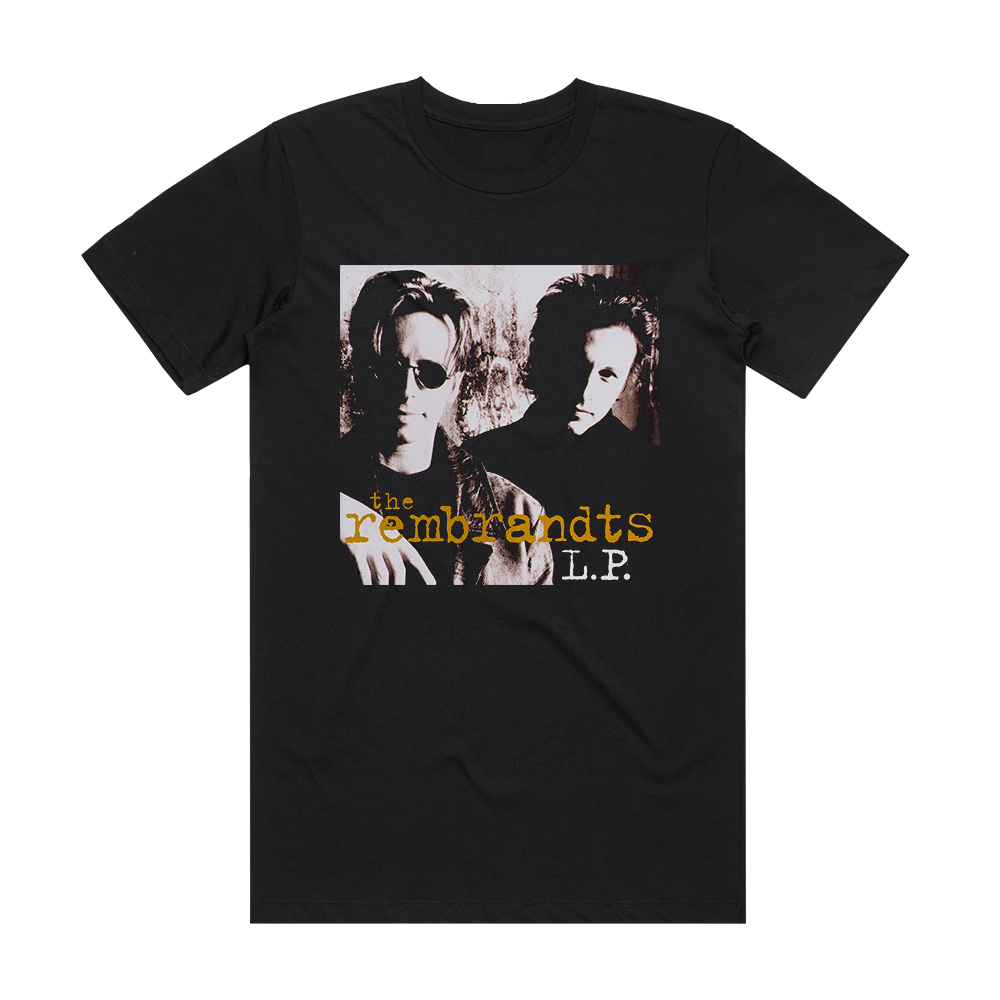 The Rembrandts Lp Album Cover T-Shirt Black