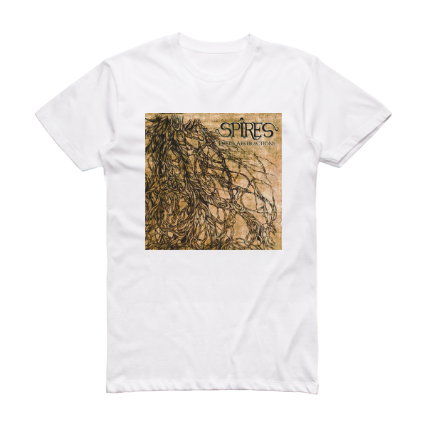 Spires Lucid Abstractions Album Cover T-Shirt White