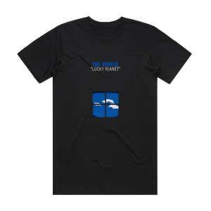 The World Lucky Planet Album Cover T-Shirt Black