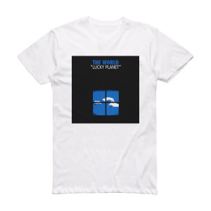 The World Lucky Planet Album Cover T-Shirt White