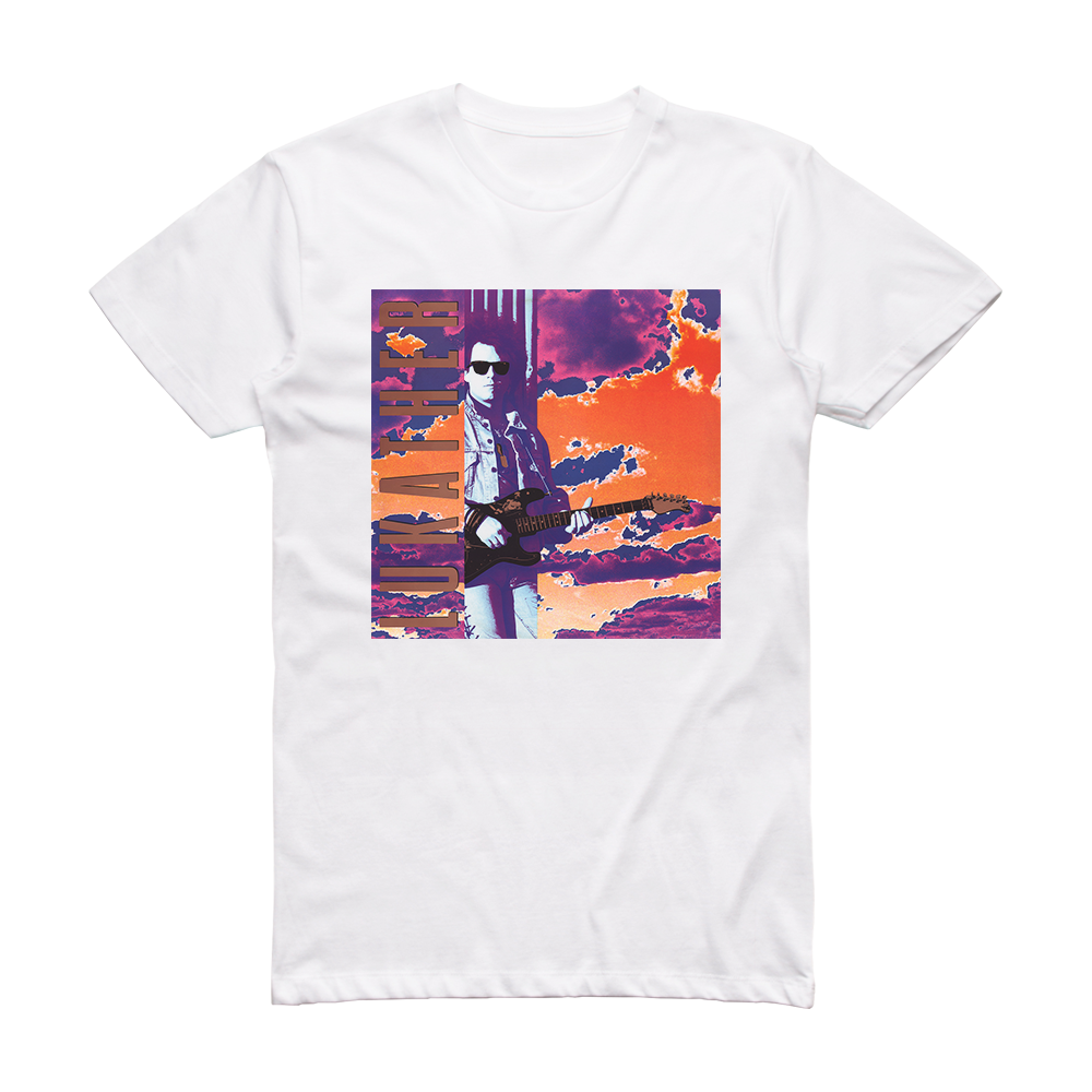 Steve Lukather Lukather Album Cover T-Shirt White – ALBUM COVER T-SHIRTS