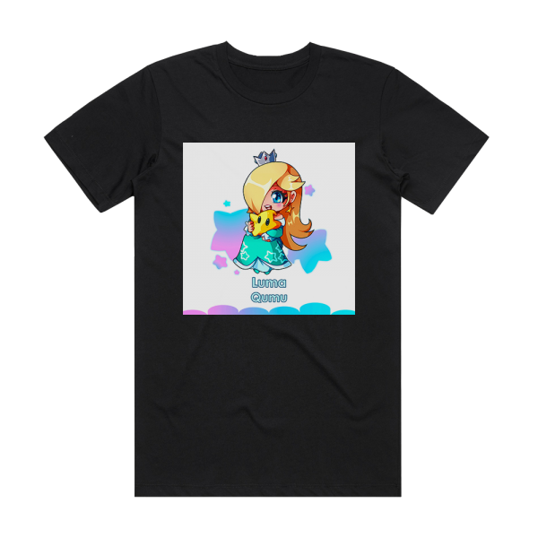 Qumu Luma From Super Mario Galaxy Album Cover T-Shirt Black