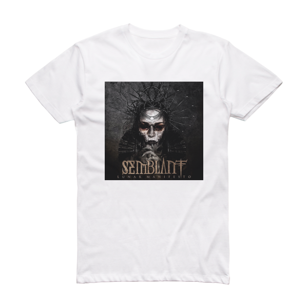 Semblant Lunar Manifesto Album Cover T-Shirt White