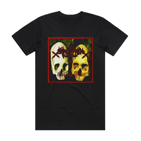 Sarcofago Lust For Death Album Cover T-Shirt Black