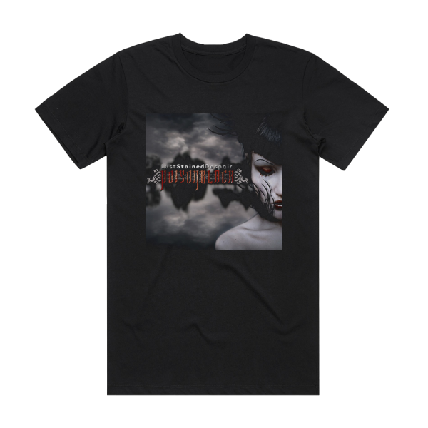 Poisonblack Lust Stained Despair Album Cover T-Shirt Black