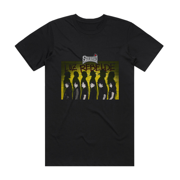 Skalariak Luz Rebelde Album Cover T-Shirt Black