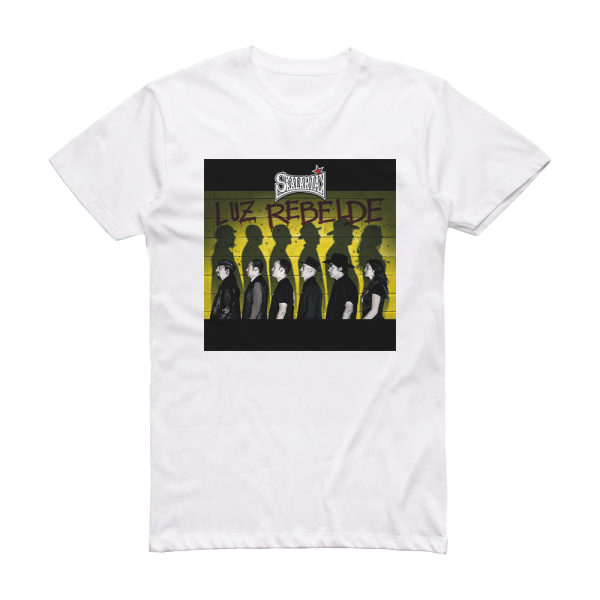 Skalariak Luz Rebelde Album Cover T-Shirt White