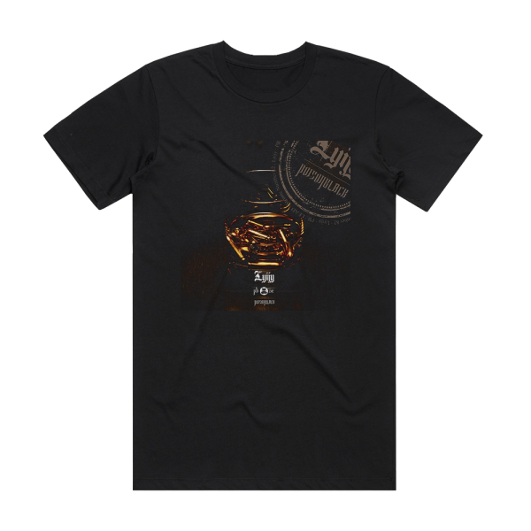Poisonblack Lyijy Album Cover T-Shirt Black