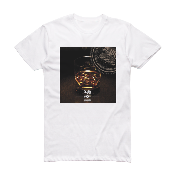 Poisonblack Lyijy Album Cover T-Shirt White