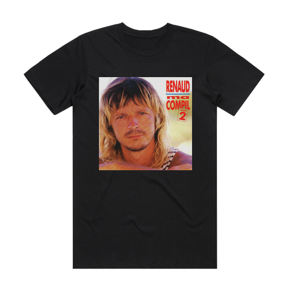 Renaud Ma Compil 2 Album Cover T-Shirt Black