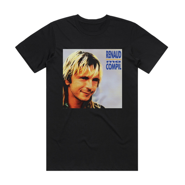 Renaud Ma Compil Album Cover T-Shirt Black