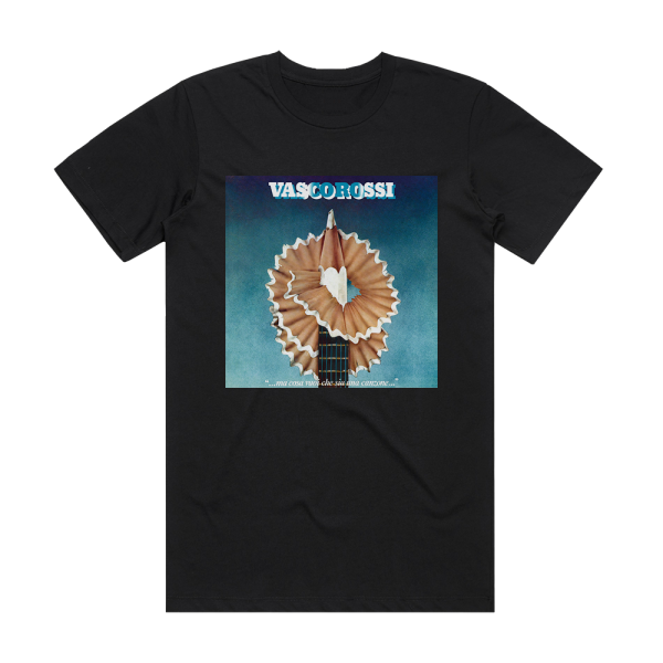 Vasco Rossi Ma Cosa Vuoi Che Sia Una Canzone Album Cover T-Shirt Black